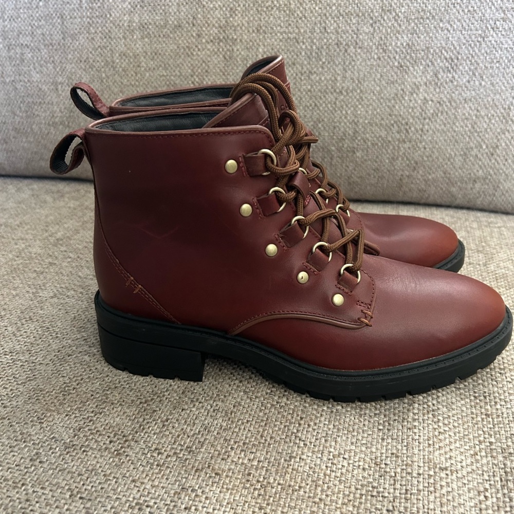New Cole Haan Women's Briana Grand Lace-up Hiker Boot Hiking